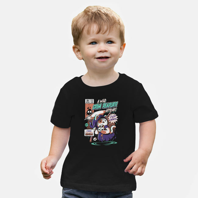 Grim Reapurr-baby basic tee-ilustrata