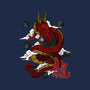 The Dice Dragon-none stretched canvas-ShirtGoblin
