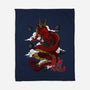 The Dice Dragon-none fleece blanket-ShirtGoblin