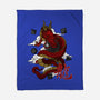 The Dice Dragon-none fleece blanket-ShirtGoblin