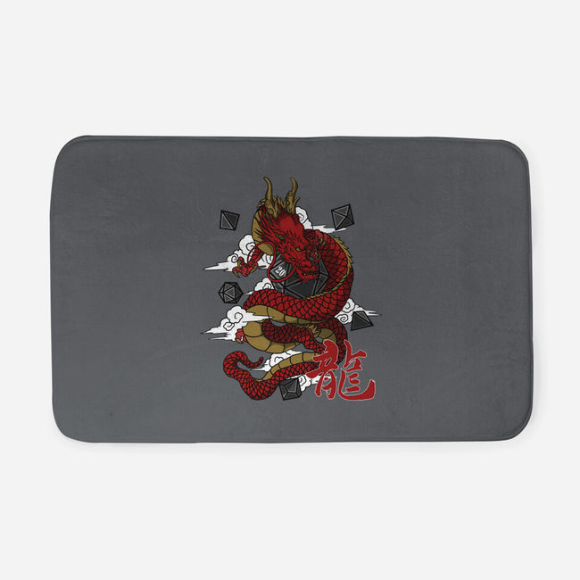 The Dice Dragon-none memory foam bath mat-ShirtGoblin