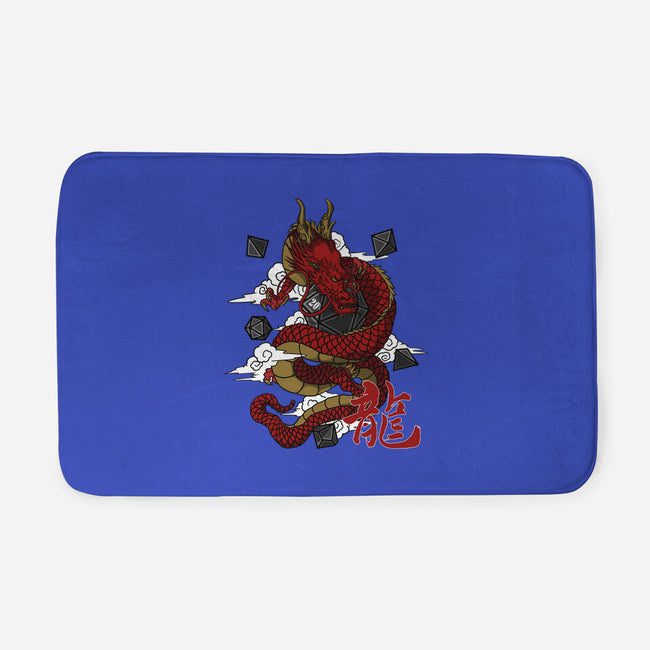 The Dice Dragon-none memory foam bath mat-ShirtGoblin