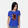The Dice Dragon-womens basic tee-ShirtGoblin