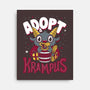 Adopt a Krampus-none stretched canvas-Nemons