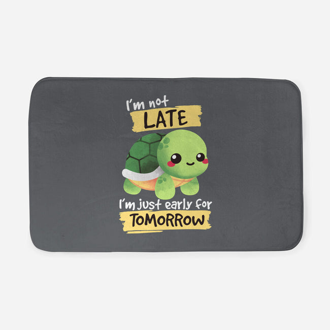 Early For Tomorrow-none memory foam bath mat-NemiMakeit