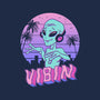 Alien Vibes!-none polyester shower curtain-vp021