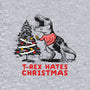 T-Rex Hates Christmas-baby basic tee-NemiMakeit