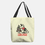 T-Rex Hates Christmas-none basic tote-NemiMakeit