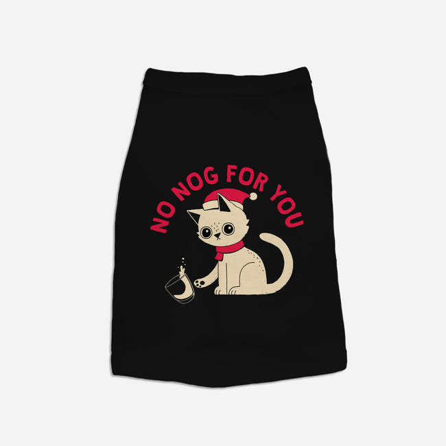 No Nog For You-dog basic pet tank-DinoMike