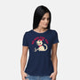 No Nog For You-womens basic tee-DinoMike