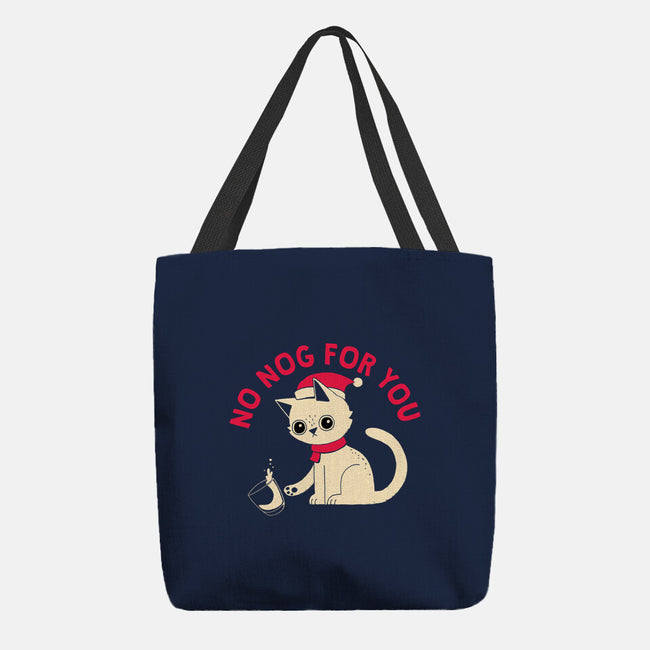 No Nog For You-none basic tote-DinoMike