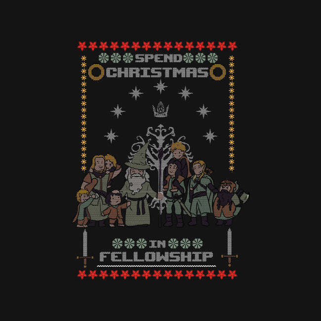 Christmas In Fellowship-youth basic tee-fanfabio