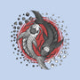 Dice Fish-womens fitted tee-ShirtGoblin