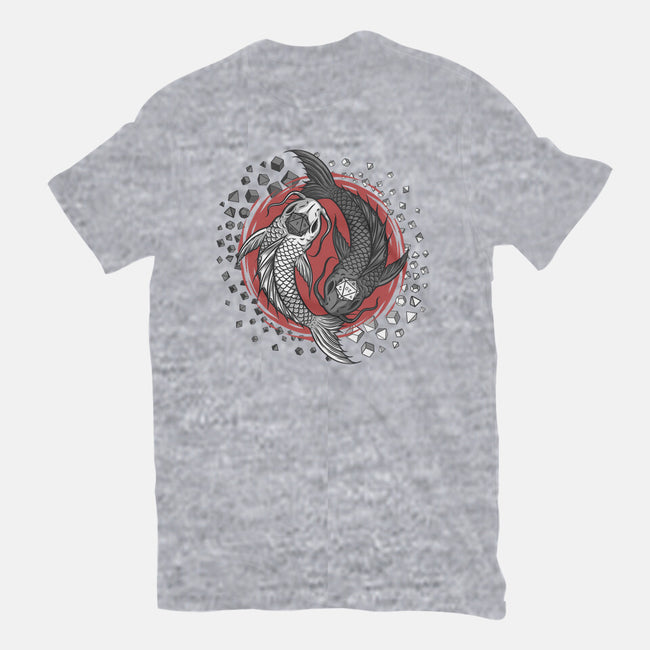 Dice Fish-womens fitted tee-ShirtGoblin