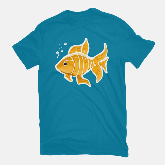 Be A Goldfish-womens basic tee-pahblowe