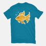 Be A Goldfish-womens basic tee-pahblowe