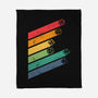 Dice Stripes-none fleece blanket-ShirtGoblin
