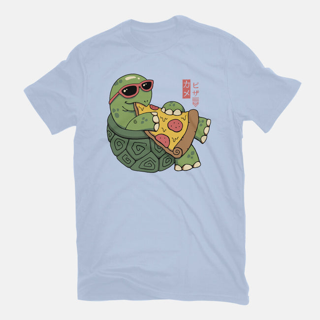 Pizza Turtle-mens basic tee-vp021