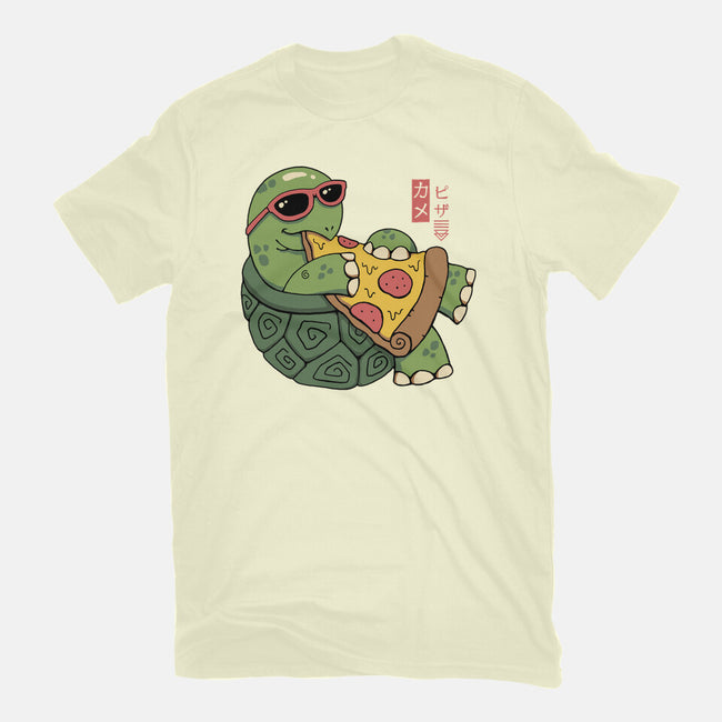 Pizza Turtle-mens premium tee-vp021
