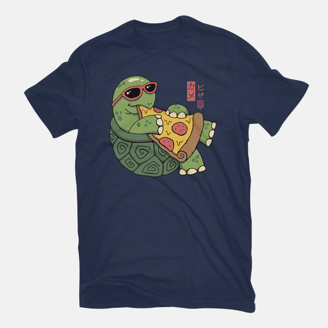 Pizza Turtle-mens basic tee-vp021