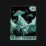 Alien Attacks The City-none basic tote-Slikfreakdesign