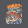 Black The Tako Sushi-none memory foam bath mat-ilustrata