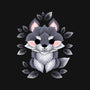 Little Wolf Of Leaves-none stretched canvas-NemiMakeit
