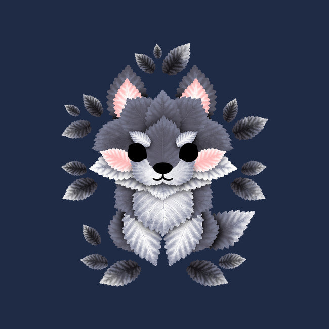 Little Wolf Of Leaves-none memory foam bath mat-NemiMakeit