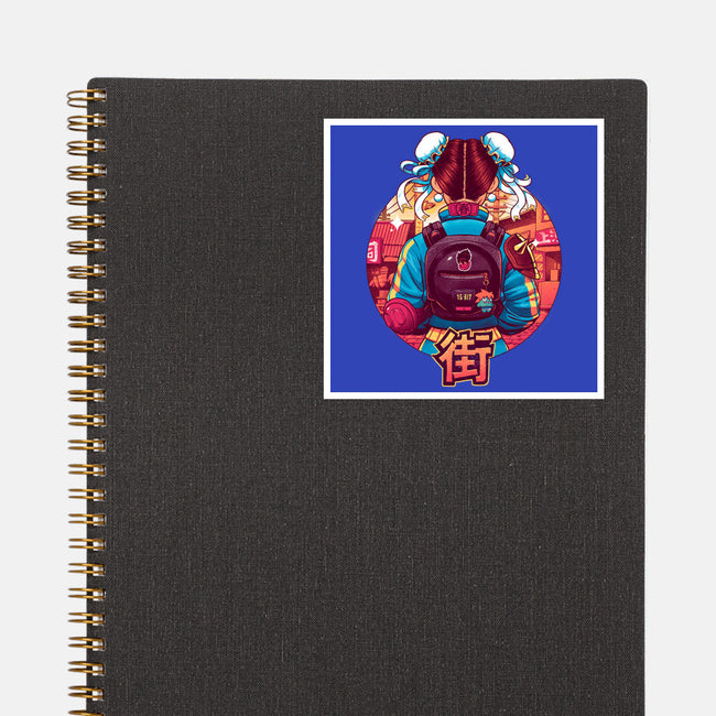 Spring Fighter-none glossy sticker-Bruno Mota