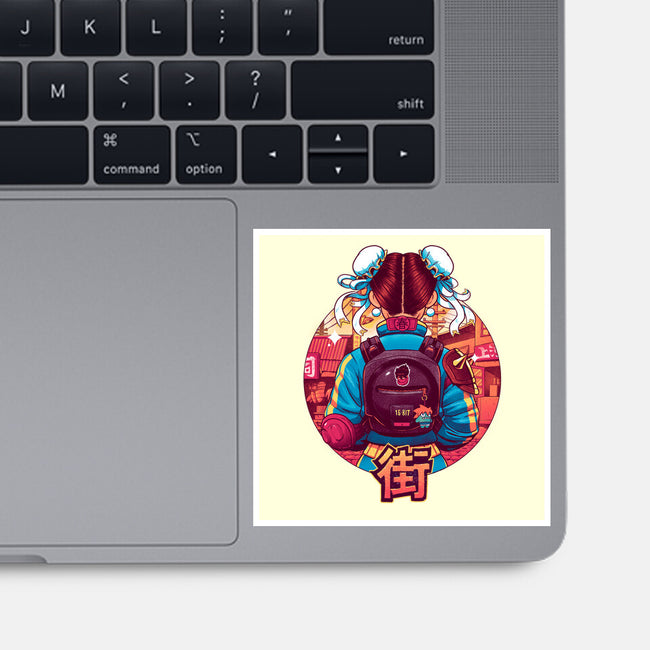 Spring Fighter-none glossy sticker-Bruno Mota