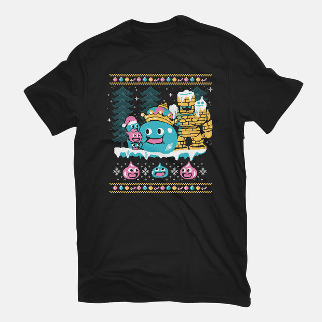 Slimes X-Mas-unisex basic tee-Sketchdemao