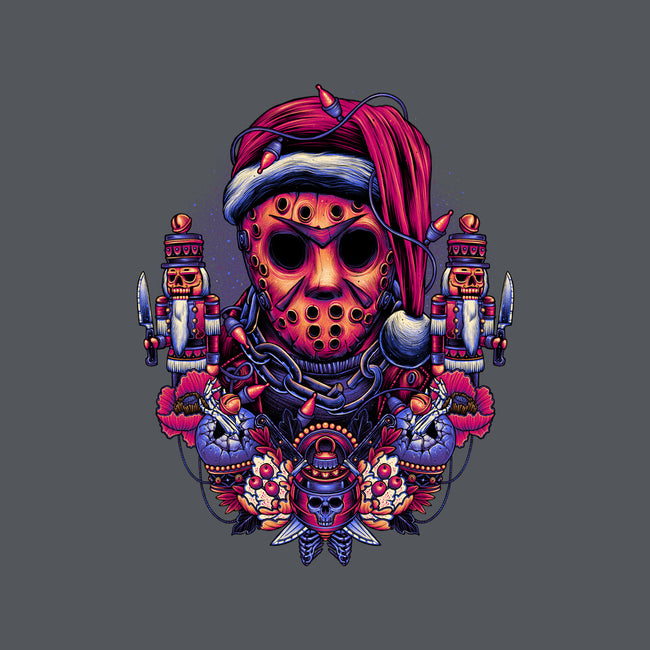 Holidays At The Lake-none removable cover w insert throw pillow-glitchygorilla