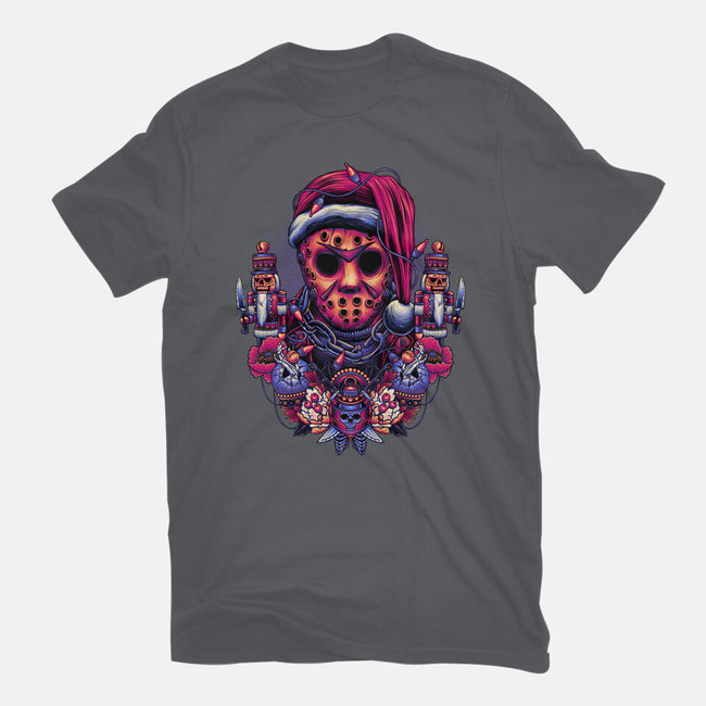 Holidays At The Lake-womens fitted tee-glitchygorilla