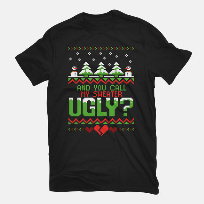 You Call Me Ugly?-unisex basic tee-theteenosaur