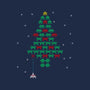 Christmas In Space-womens basic tee-Rogelio