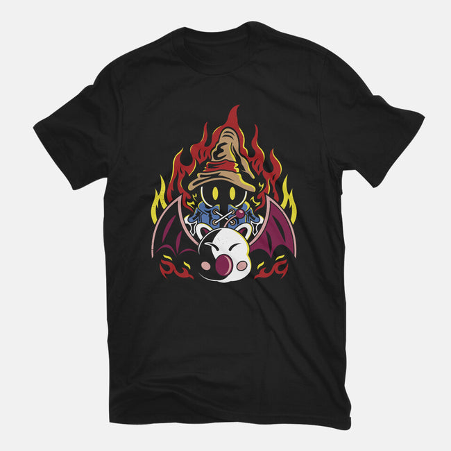 Vivi And Moogle-mens heavyweight tee-Logozaste