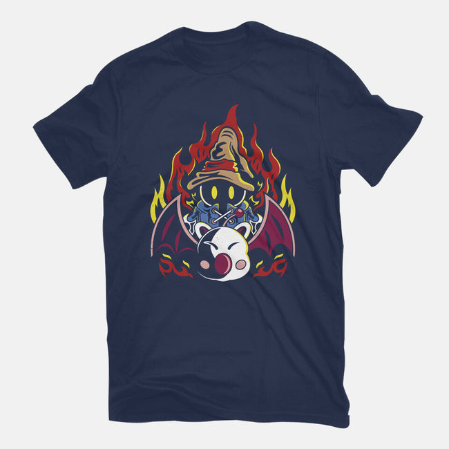 Vivi And Moogle-mens heavyweight tee-Logozaste