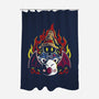 Vivi And Moogle-none polyester shower curtain-Logozaste