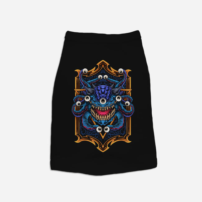 The Beholder-cat basic pet tank-ShirtGoblin