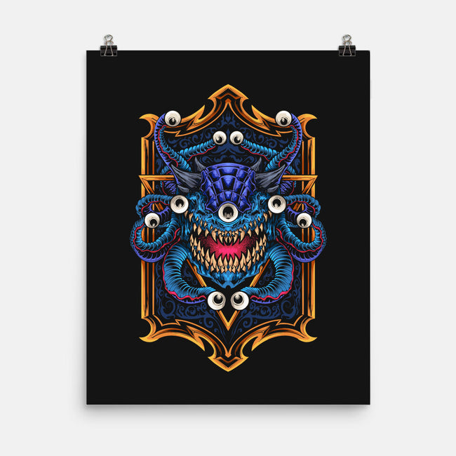 The Beholder-none matte poster-ShirtGoblin