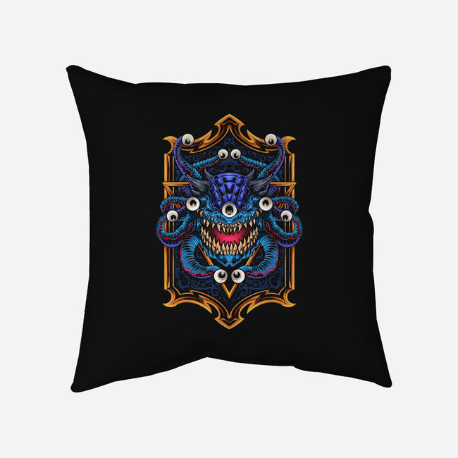 The Beholder-none removable cover w insert throw pillow-ShirtGoblin