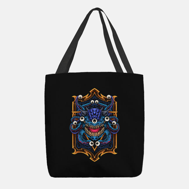 The Beholder-none basic tote-ShirtGoblin