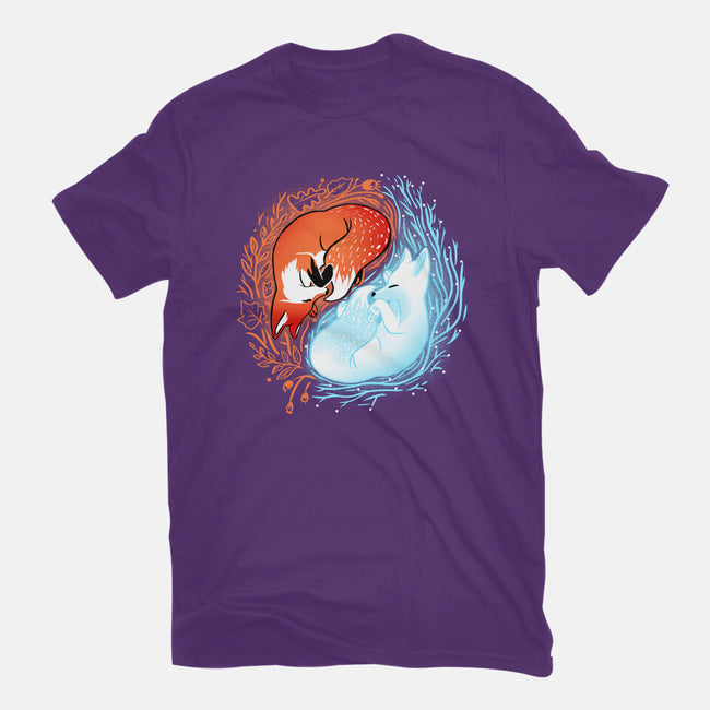 Autumn And Winter Fox-youth basic tee-IKILO