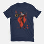 The Queen Of Gotham-womens fitted tee-Six Eyed Monster