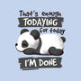 Enough Todaying-none stretched canvas-NemiMakeit