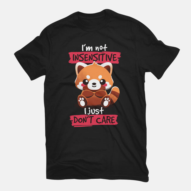 Insensitive Red Panda-youth basic tee-NemiMakeit