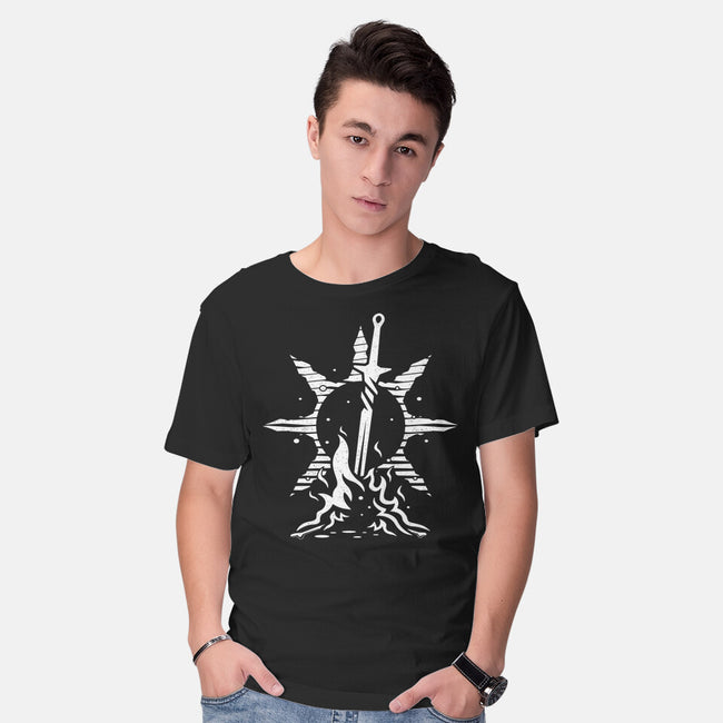 Praise The Bonfire-mens basic tee-Logozaste