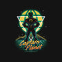 Retro Earth Defender-mens basic tee-Olipop