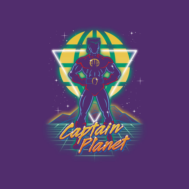 Retro Earth Defender-none stretched canvas-Olipop