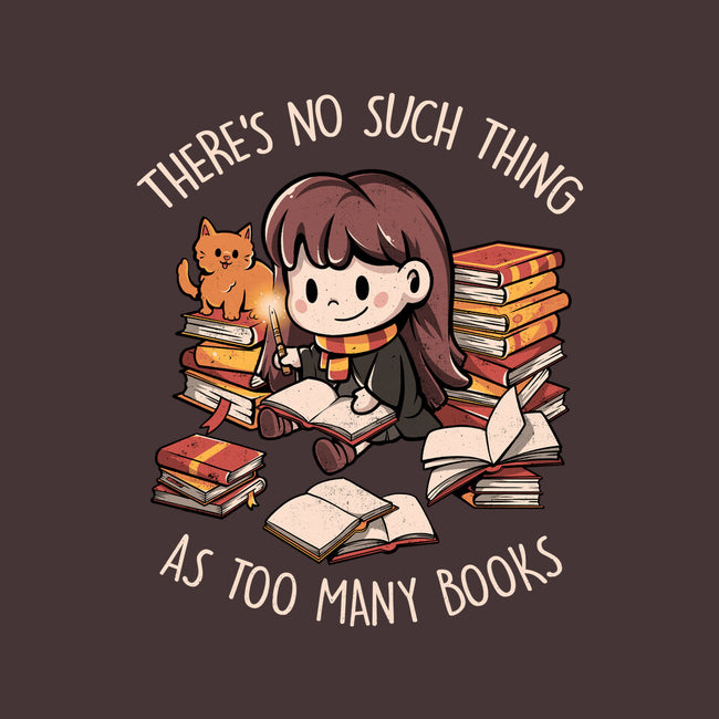 No Such Thing As Too Many Books-none polyester shower curtain-eduely